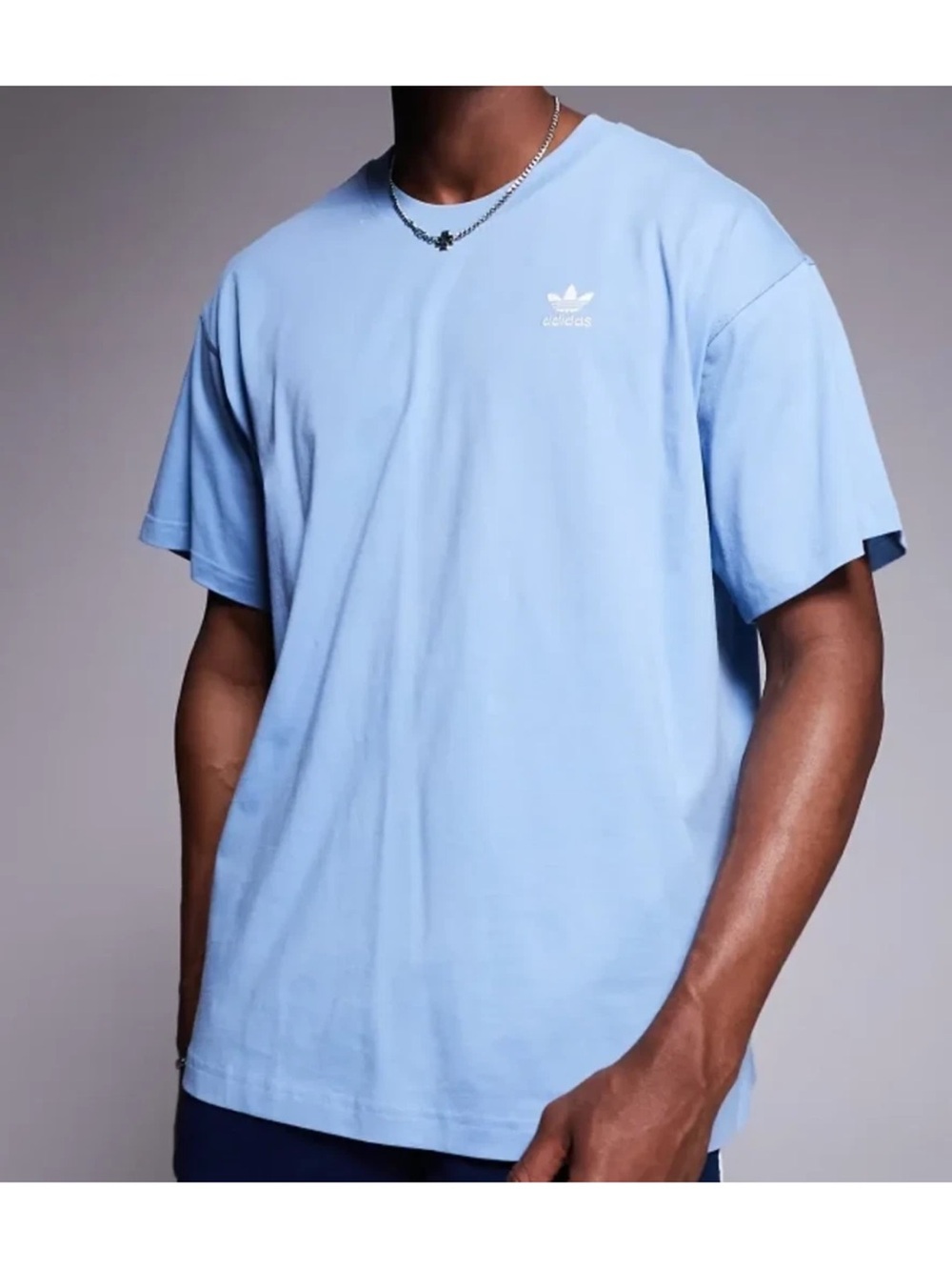 NEW MENS ADIDAS ORIGINALS TREFOIL ESSENTIALS OVERSIZE TEE SHIRT~  JV5950